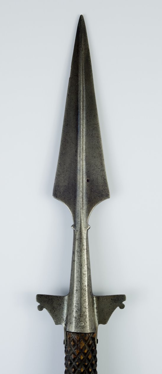 Bear Spear, c.1550 (aço e madeira) de Italian School