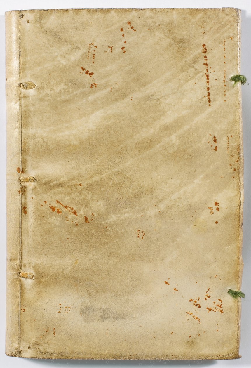 Encadernação de &39;Sonetti Lussuriosi&39; de Pietro Aretino, ilustrada por Giulio Romano e gravada por Marcantonio Raimondi, publicada em Veneza, c. 1527 (velino) de Italian School