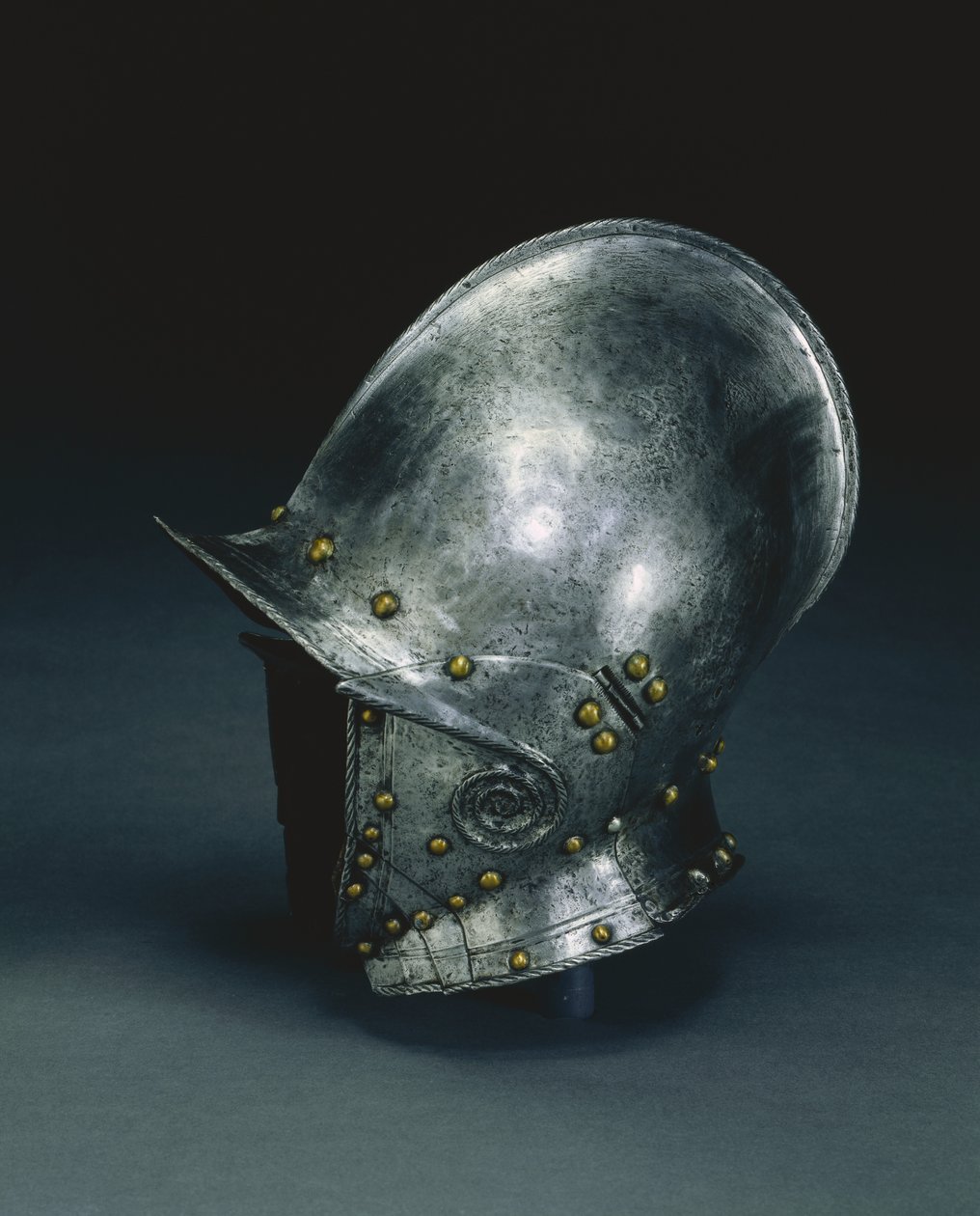 Burgonet com peças de bochecha articuladas, c.1560-70 de Italian School