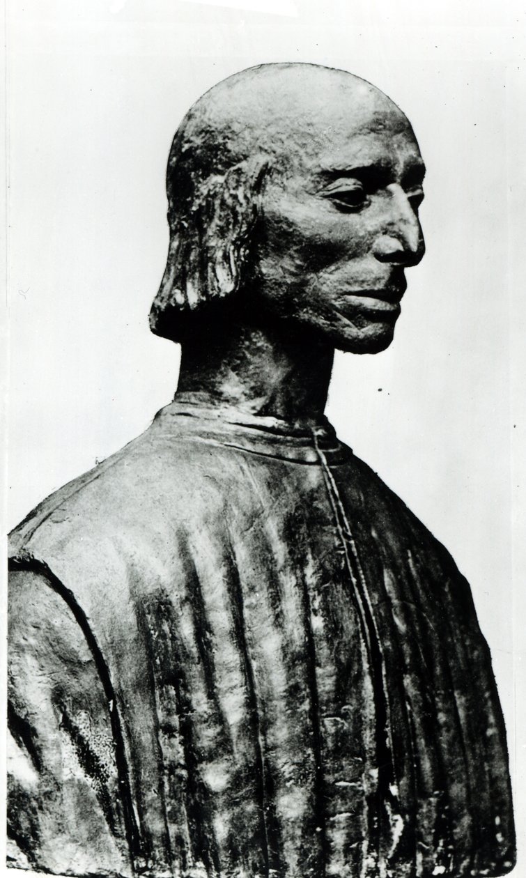 Busto de Nicolau Maquiavel (1469-1527) de Italian School
