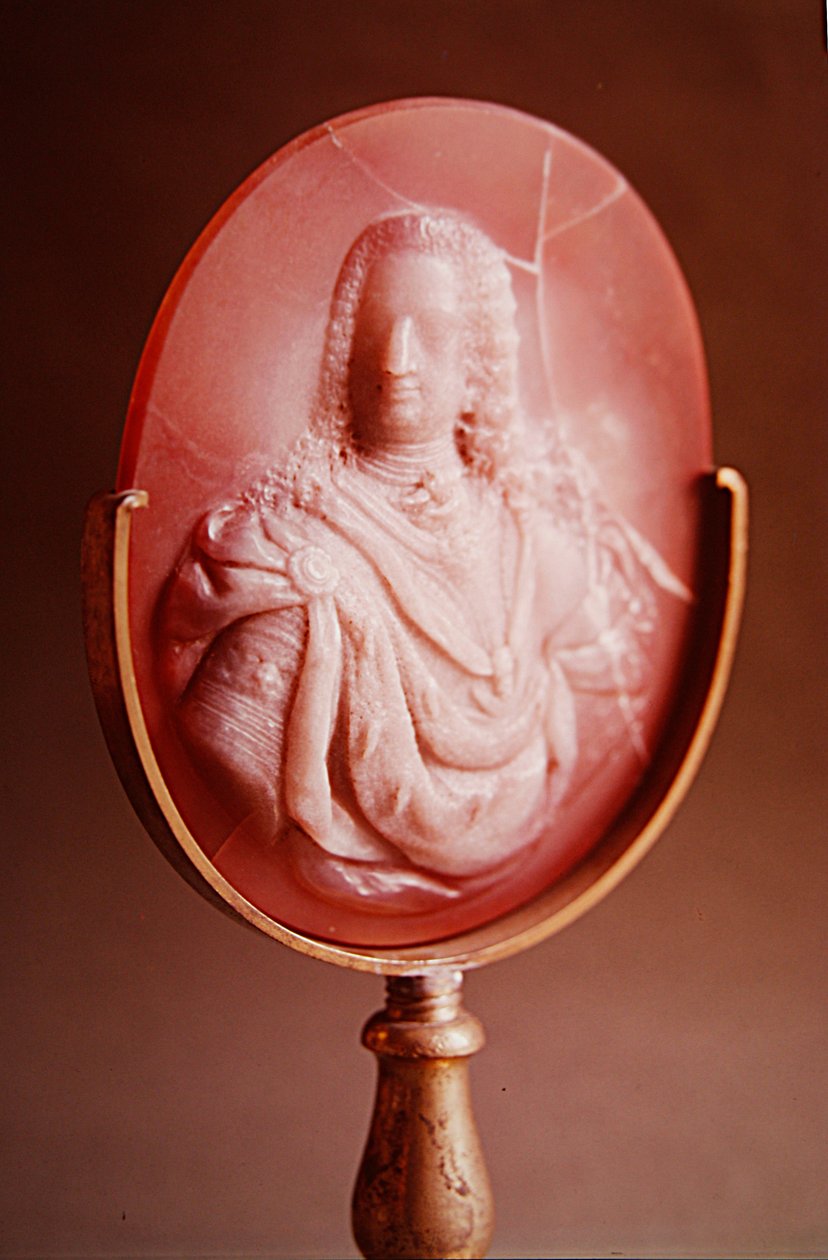 Cameo de François de Lorena, c.1740 (ágata) de Italian School