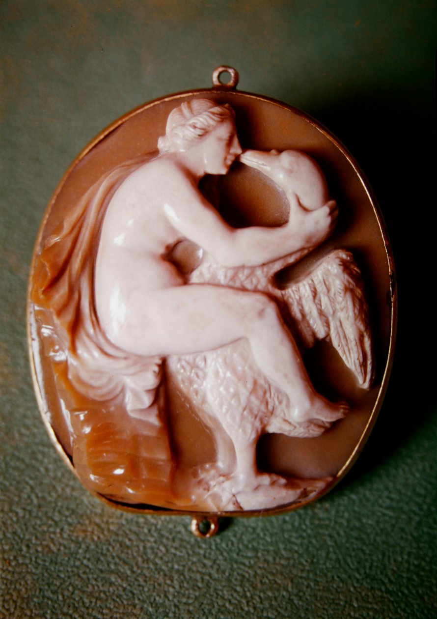 Cameo de Leda e o Cisne (ágata) de Italian School