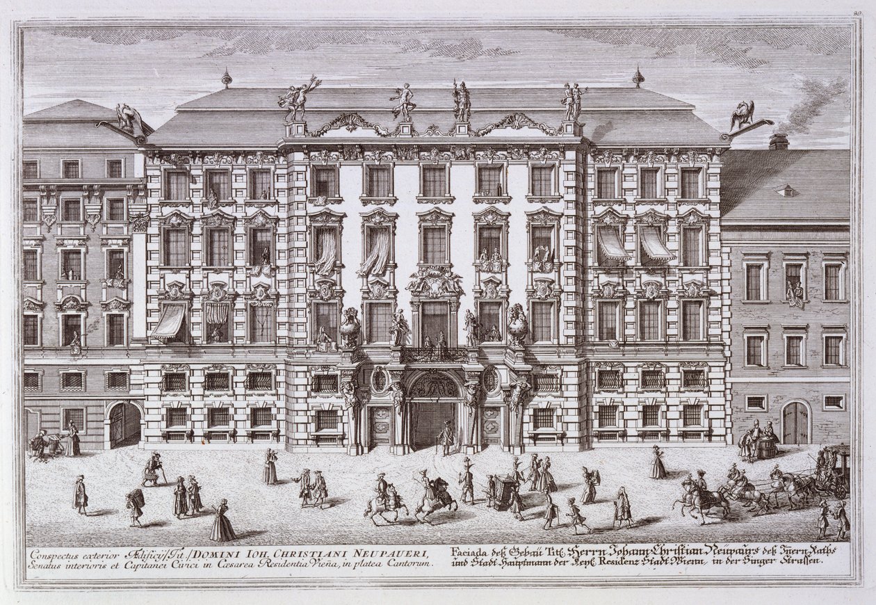 Capitão do cívica imperial Residence Viena de Italian School