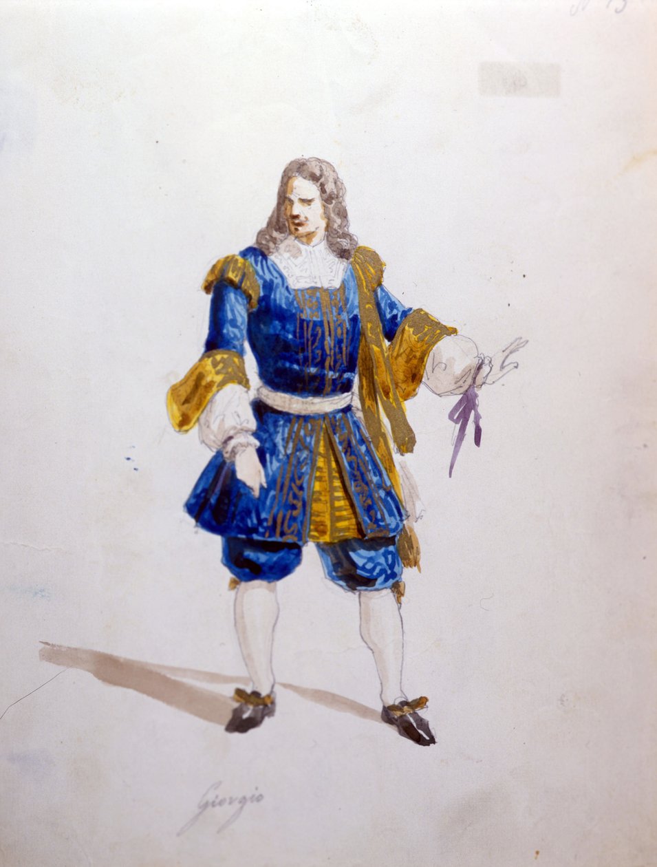 Personagem de Giorgio na "Traviata" de Giuseppe Verdi de Italian School