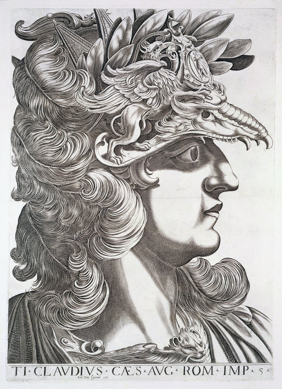 Cláudio César (10 a.C.-54 d.C.) de Italian School