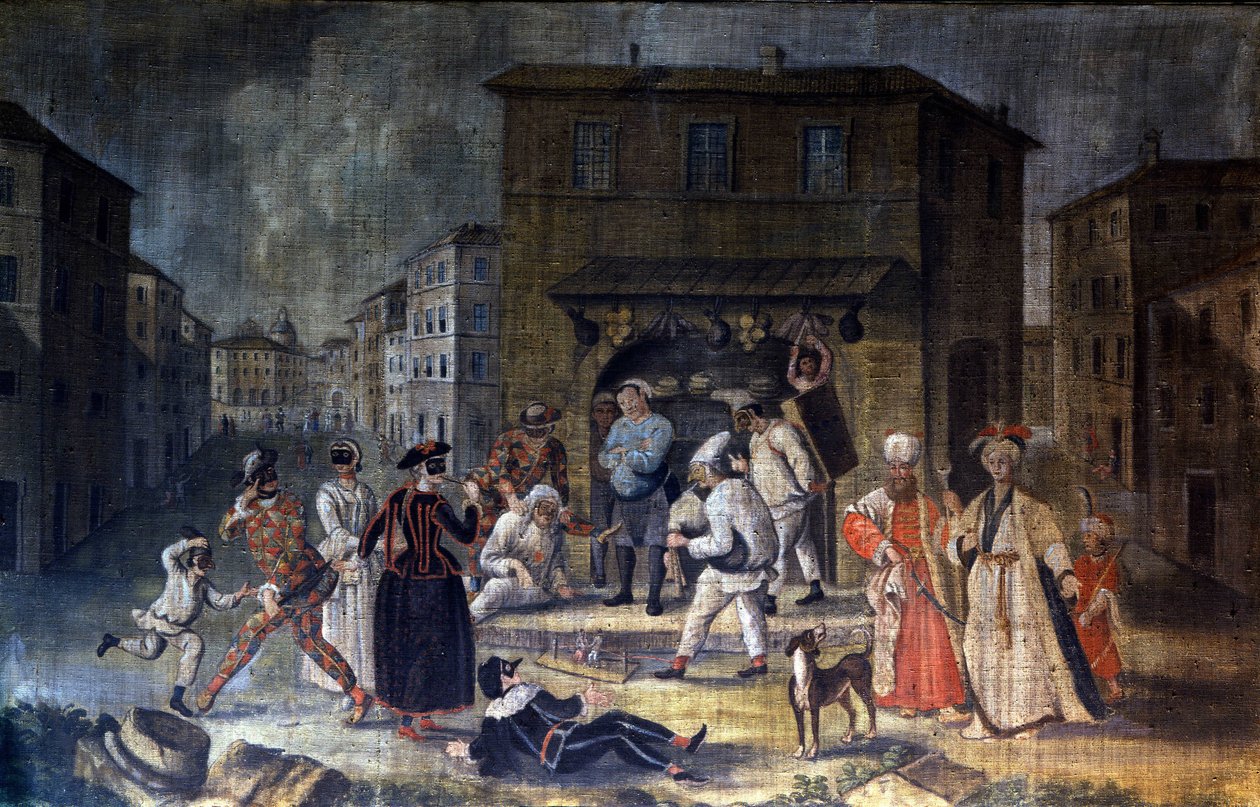 Banda desenhada da Commedia dell