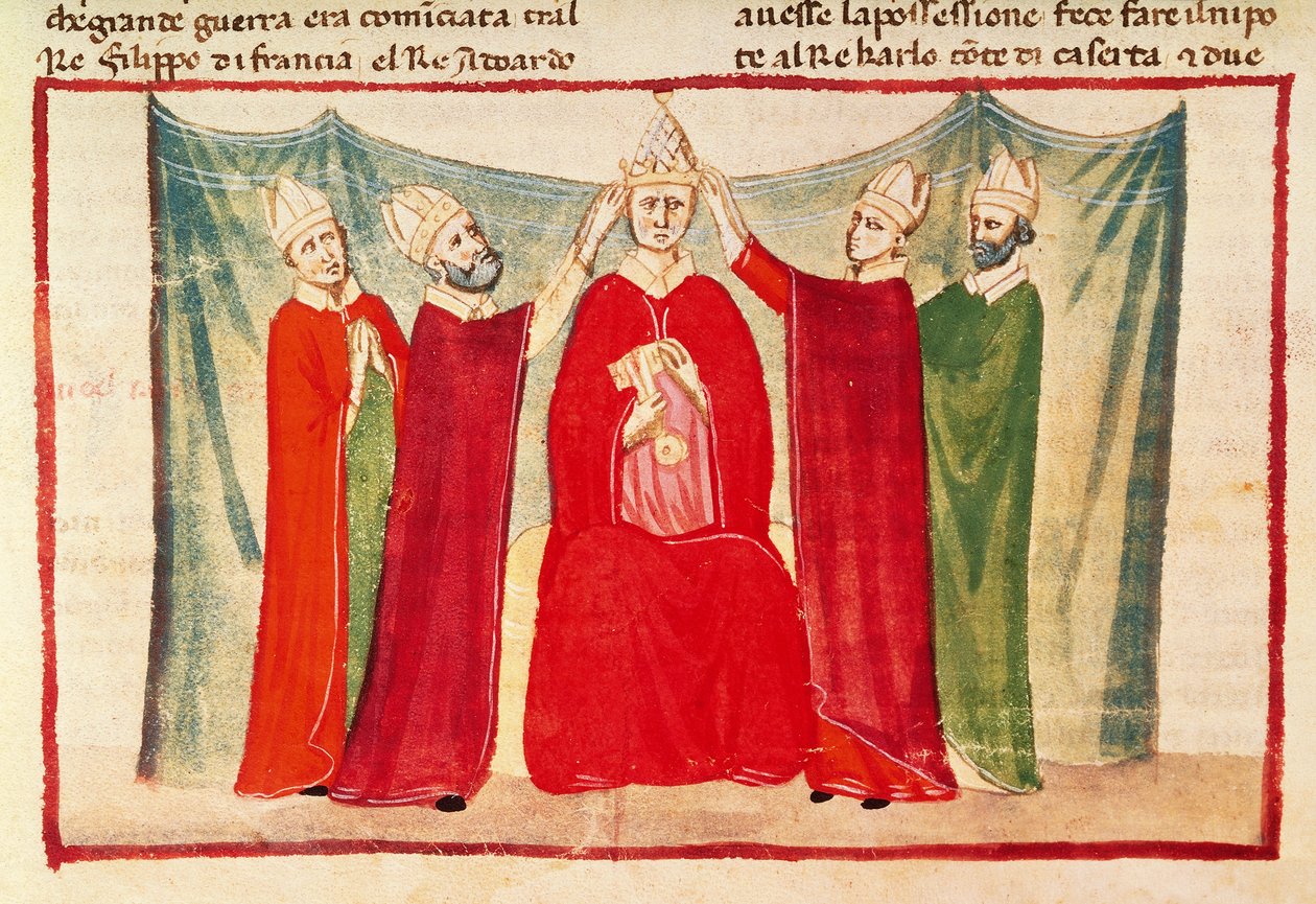 Coroação do Papa Bonifácio VIII de Italian School