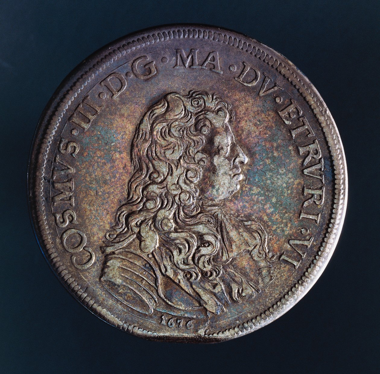 Cosimo III de Medici, Grão-Ducado da Toscana, anverso de Italian School