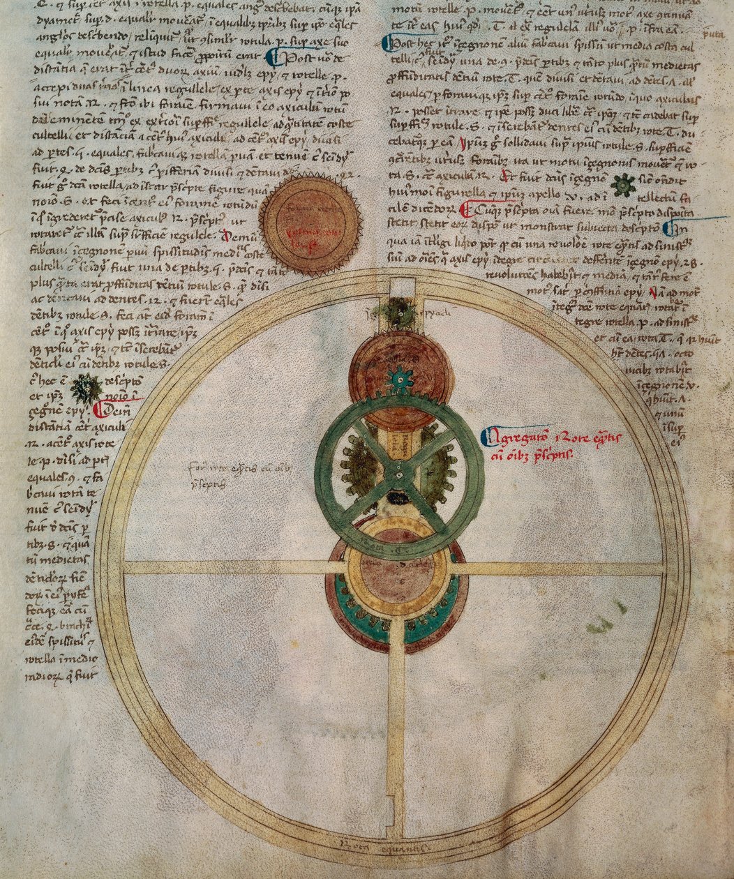 Detalhe do Astrário de Giovanni Dall