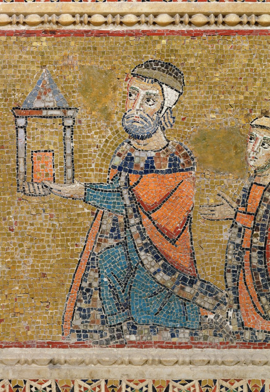 Figura do doador (mosaico) de Italian School