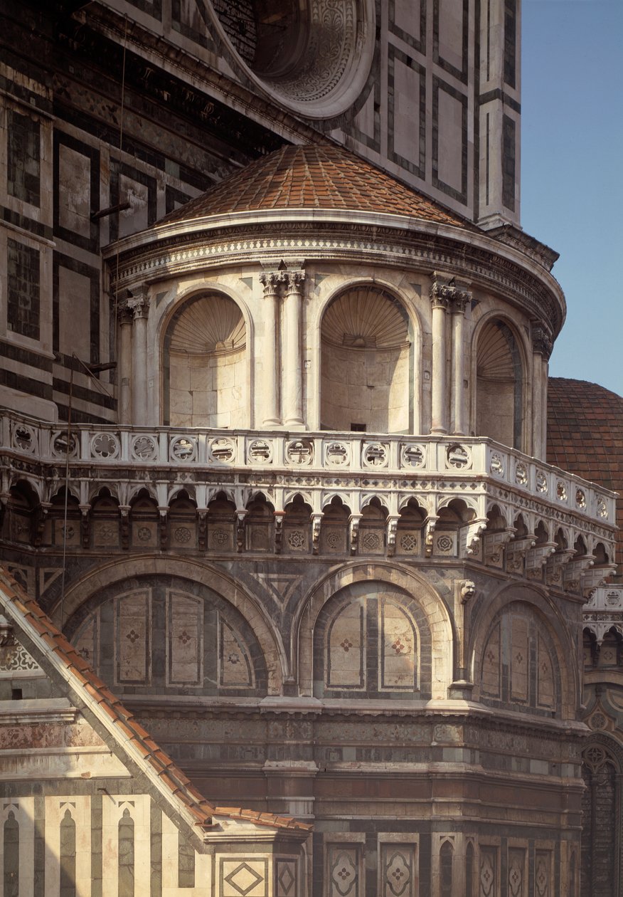 Vista exterior da Basílica (Duomo) Século XIV-XVIII de Italian School