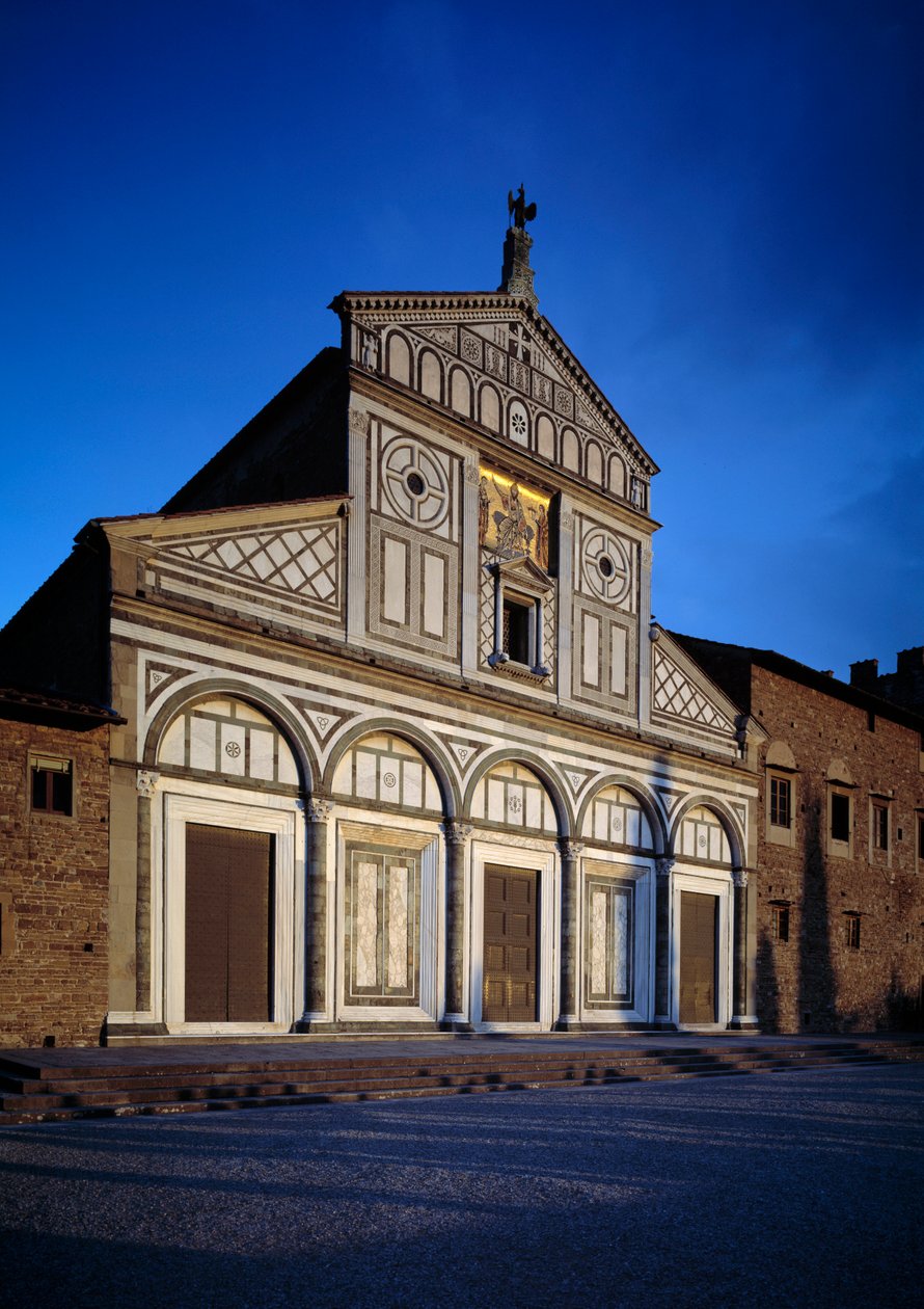 Fachada da igreja de Italian School