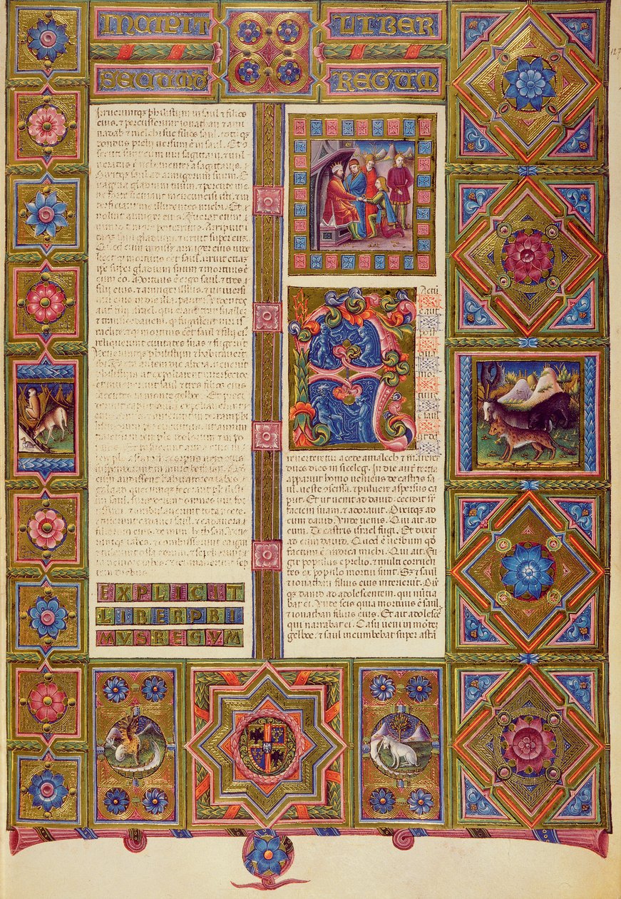 Fol.127r O Segundo Livro dos Reis, da Bíblia de Borso d