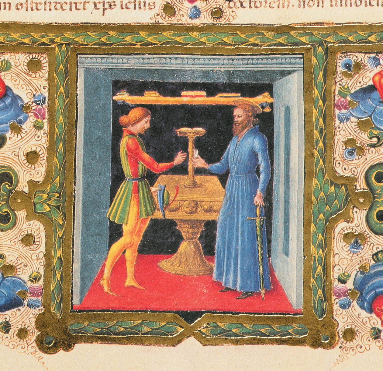 Fol.208r Carta de São Paulo a Timóteo, da Bíblia Borso d