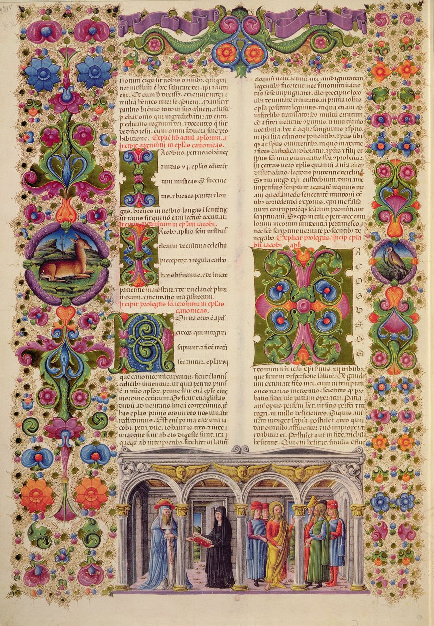 Fol.229 Livro de Jacob, da Bíblia de Borso d