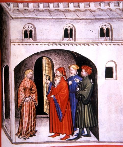 Fol.98r Blushing, ilustração de 