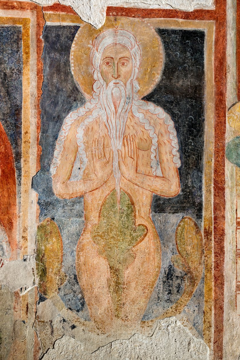 Fresco - Santo Onofrio, o Eremita de Italian School