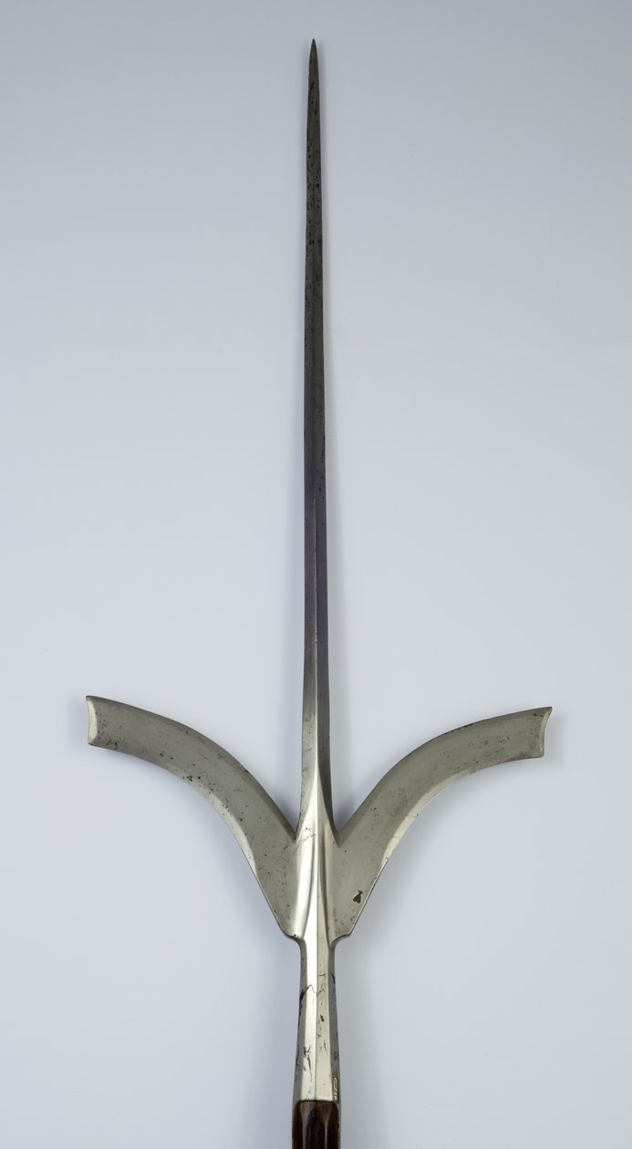 Friuli Spear, c.1600-1625 (aço e madeira) de Italian School