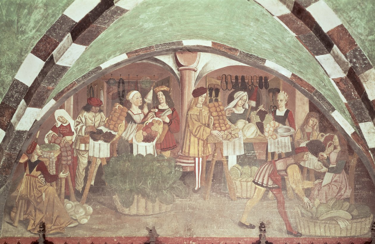Mercado de Frutas e Legumes (fresco) (ver também 63046) de Italian School