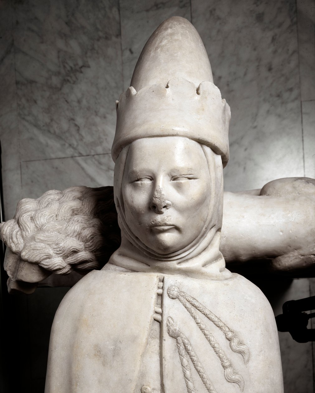 Monumento funerário do primeiro doge de Genoa Simone Boccanegra (Escultura em mármore de Italian School