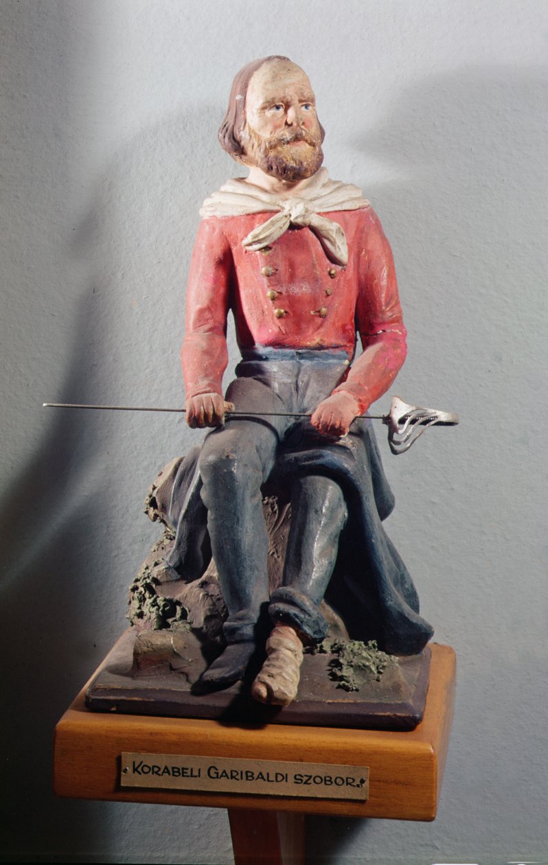 Giuseppe Garibaldi (1807-82), c.1860 (terracota pintada) de Italian School