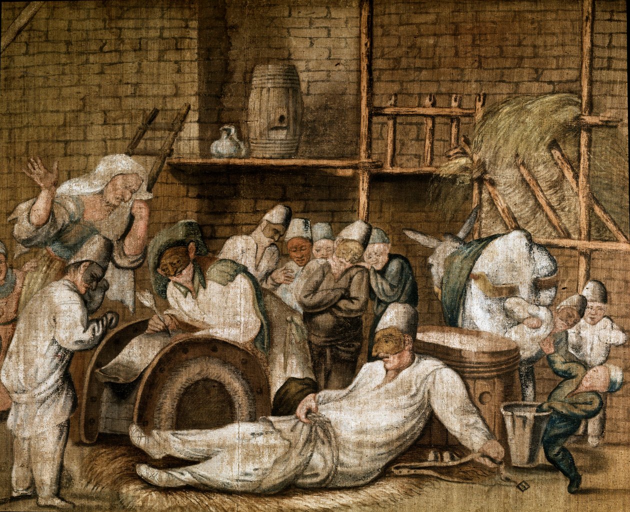 Grotescas personagens da Commedia dell