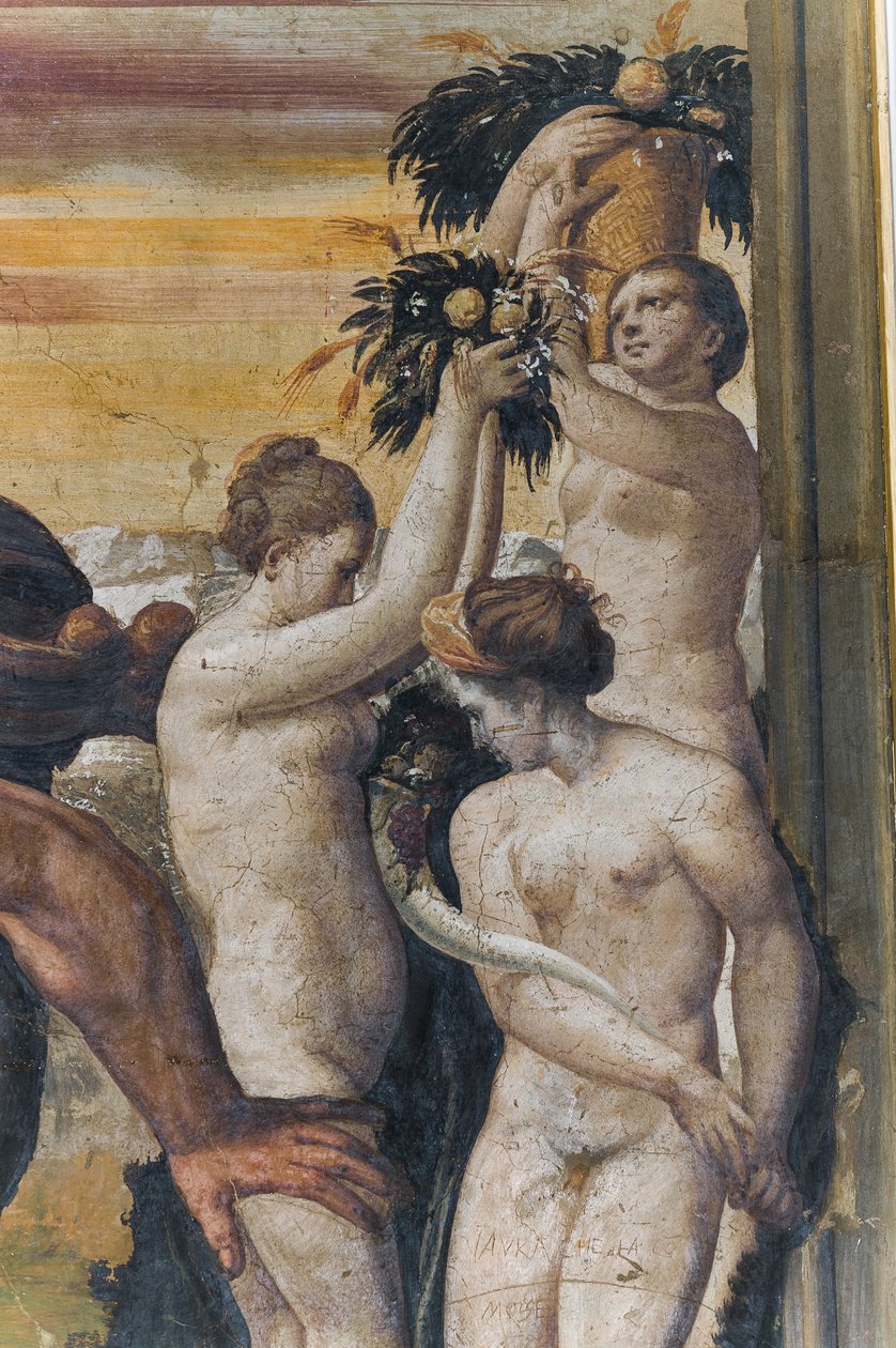 Hercules a matar Antaeus, da Sala Amarela de Italian School