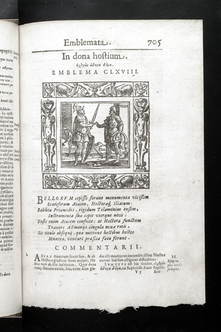 Ilustração do Emblemata, 1621 de Italian School