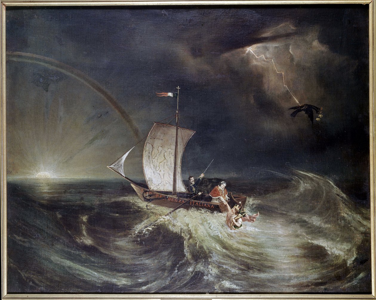 Barco de Independência - Composição Alegórica de Italian School