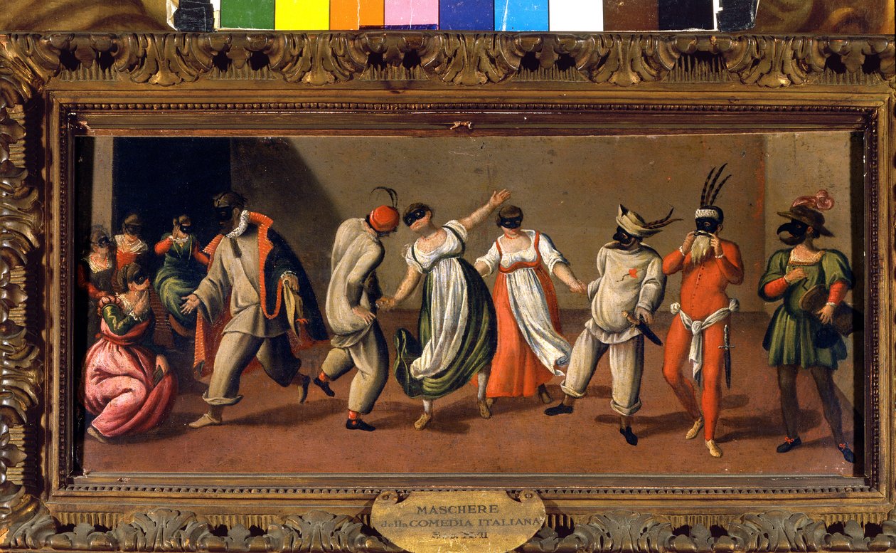 Máscaras italianas da Commedia dell