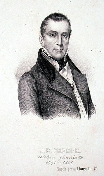 Johann Baptist Cramer (1771-1858) gravado por Richter (gravura) de Italian School