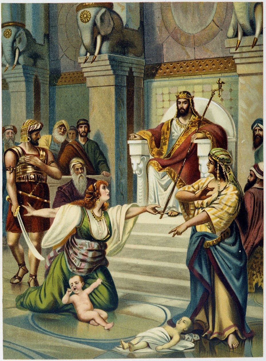 Julgamento de Salomão - in "Aurea Bibbia classica: storia della rivelazione divina nell