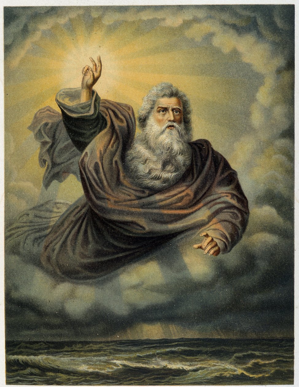 La luce sia fatto (a luz seja feita) - em "Aurea Bibbia classica: storia della rivelazione divina nell