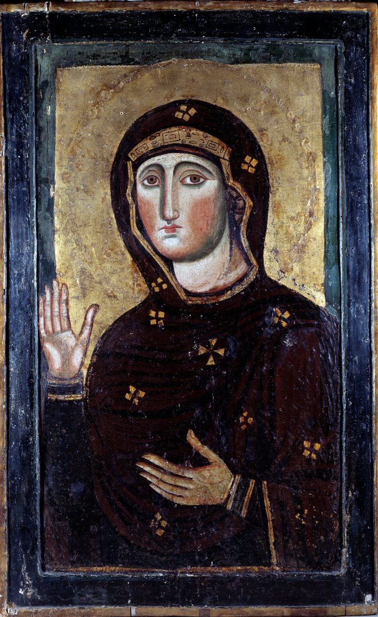 Madonna of Aracoeli (Ícone de madeira de Italian School
