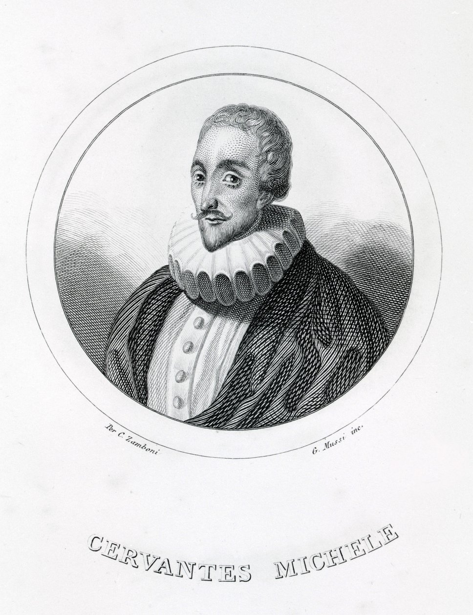 Miguel de Cervantes, escritor espanhol (1547 - 1616). de Italian School