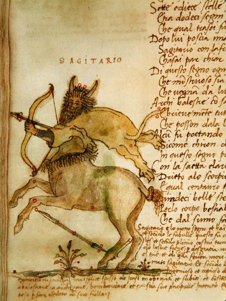Ms Ital 483 P.4.7 f.157v Sagittarius, do 