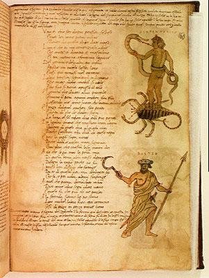 Ms Ital 483 P.4.7 f.160v Serpentarius and Bootes, do 