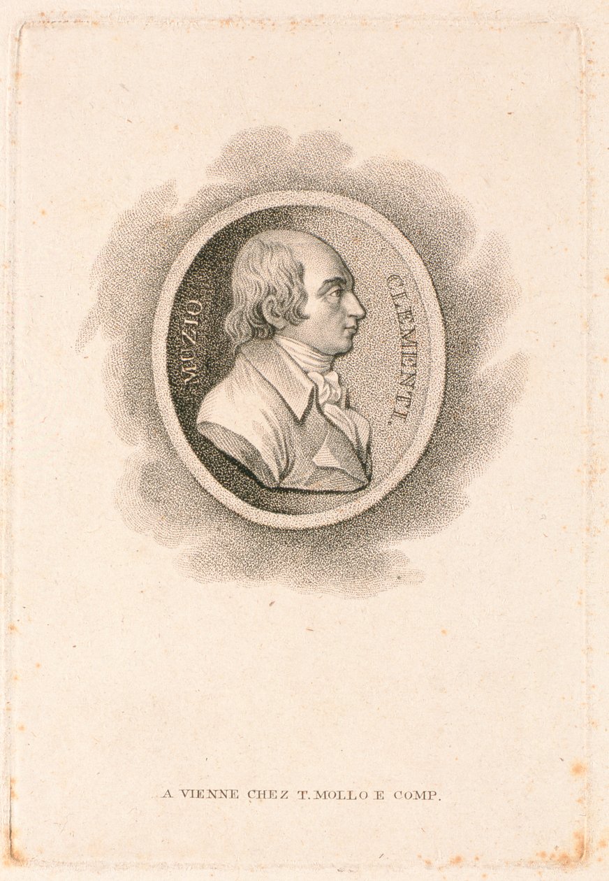 Muzio Clementi (1752-1832) (mezzotint) de Italian School