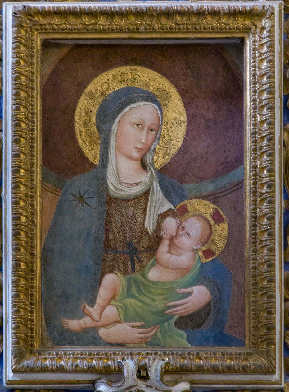 Madona da Enfermagem, c.1440-50 (fresco) de Italian School