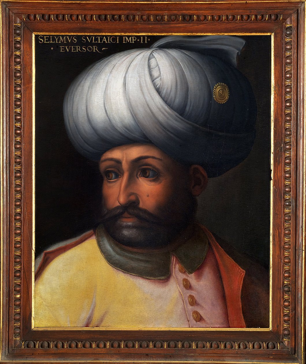 Império Otamano: retrato do nono sultão otomano Selim Ier The Terrible de Italian School