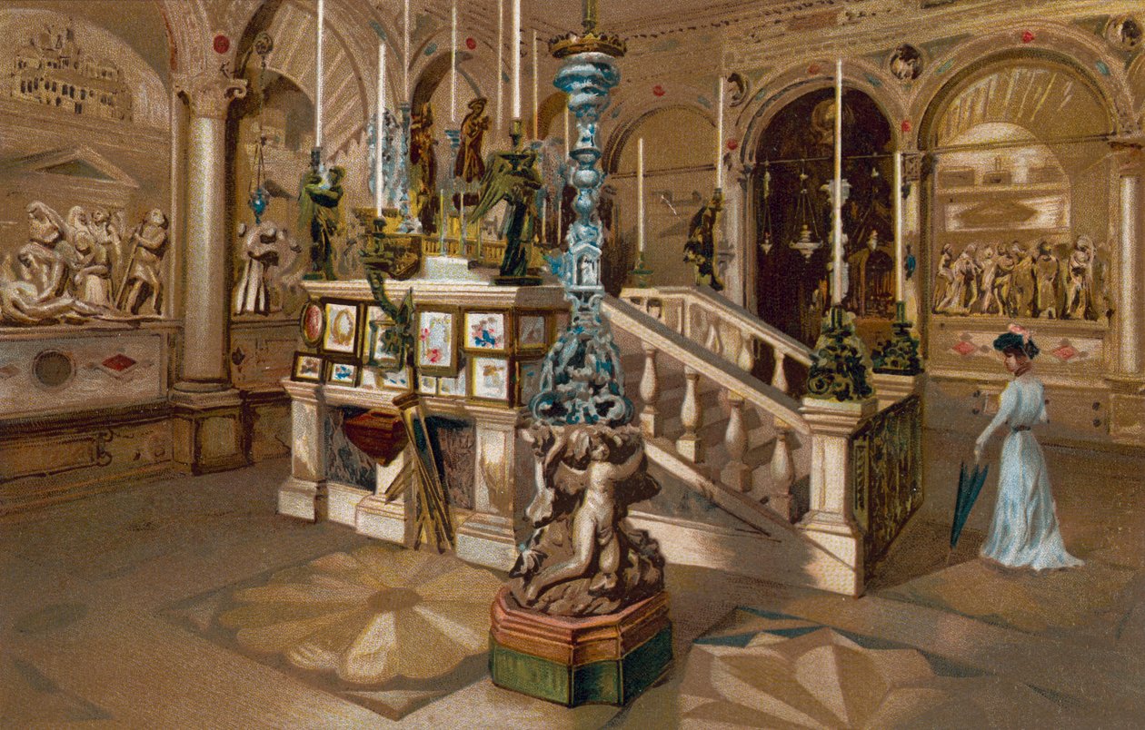 Pádua / Pádua: Altare del Santo (cromolitho) de Italian School