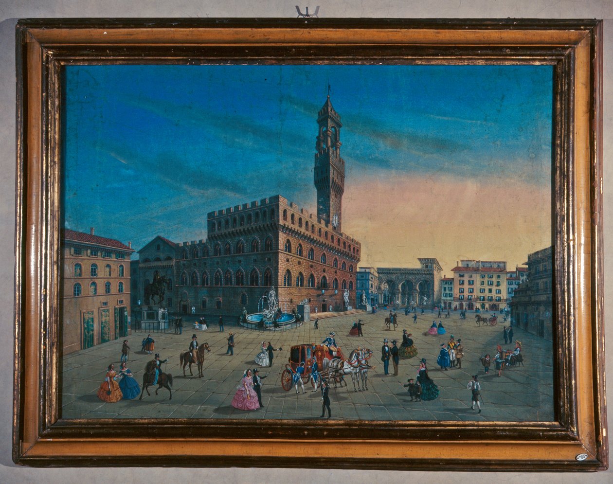 Palazzo Vecchio na Piazza della Signoria, Florença de Italian School