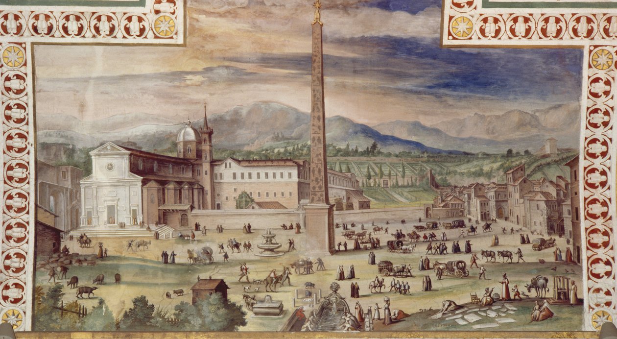 Piazza del Popolo, Roma de Italian School