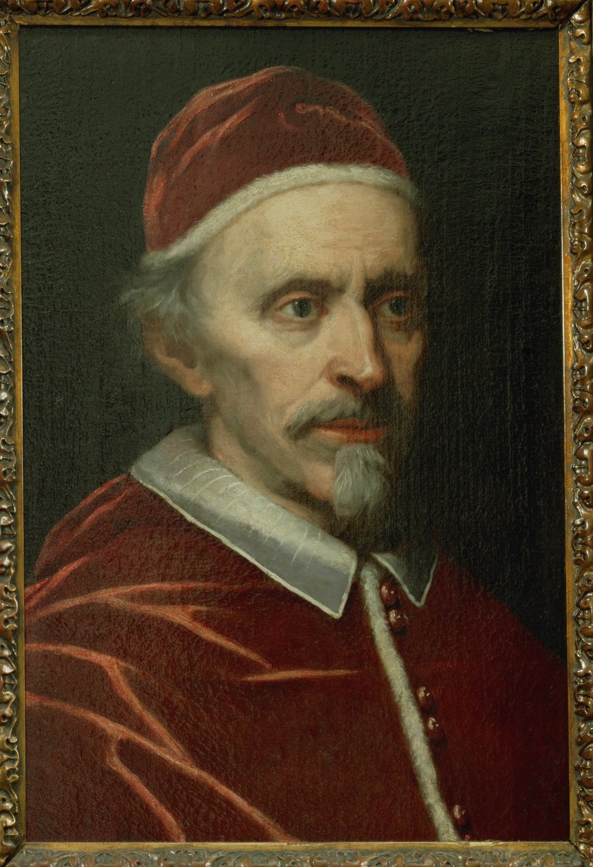 Papa Inocêncio XI, Papa 1676- 1689 ... (óleo sobre tela) de Italian School