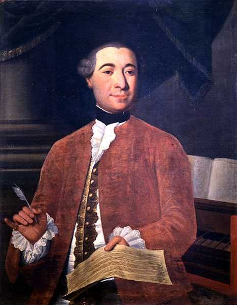 Retrato de Anton Maria Paoli, c.1750 (óleo sobre tela) (ver 138620) de Italian School