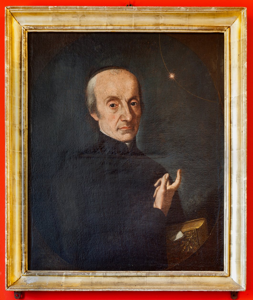 Retrato do Astrónomo Giuseppe Piazzi, O Observatório Astronómico "Giuseppe Piazzi", a Torre Pisana de Italian School