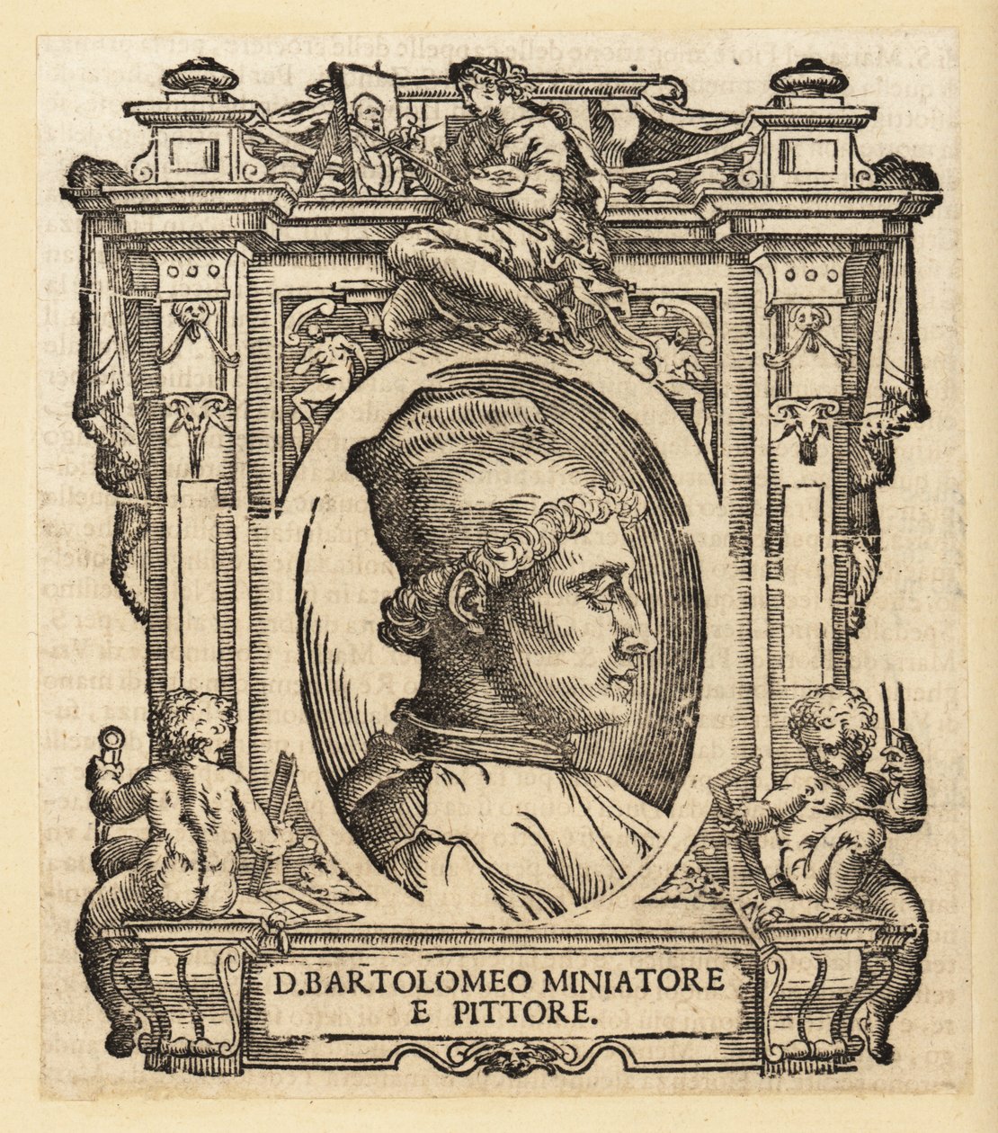 Retrato de Bartolomeo della Gatta, pintor, iluminador e arquitecto italiano (florentino) de Italian School
