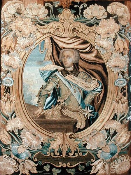 Retrato de Carlos III (1759-1788) Rei da Sicília, Nápoles, Espanha e Jerusalém (ver 186988) de Italian School