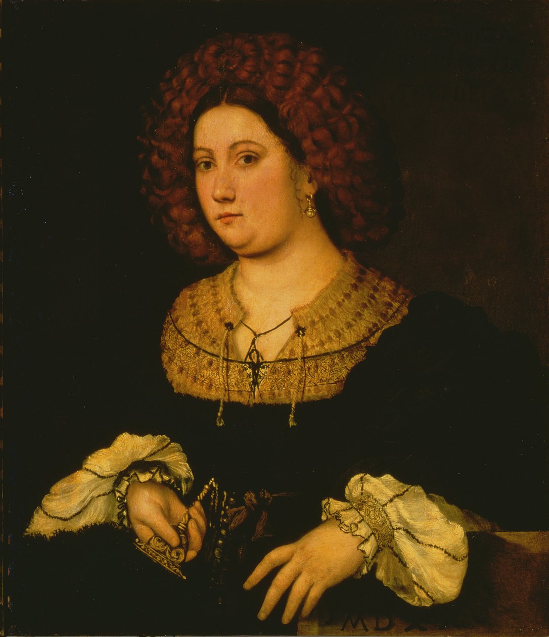 Retrato de Costanza Bentivoglio, Escola Florentina de Italian School