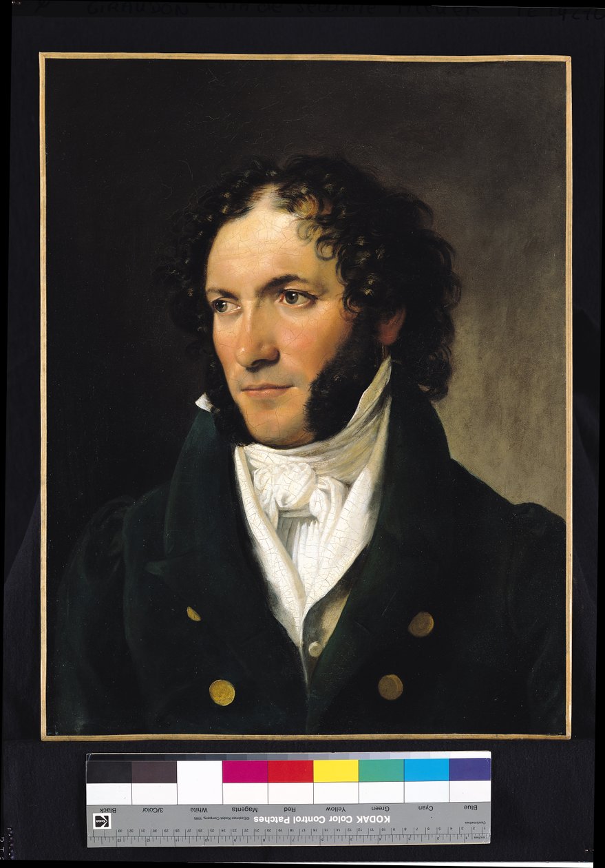 Retrato de Ferdinando Paer (1771-1839) de Italian School